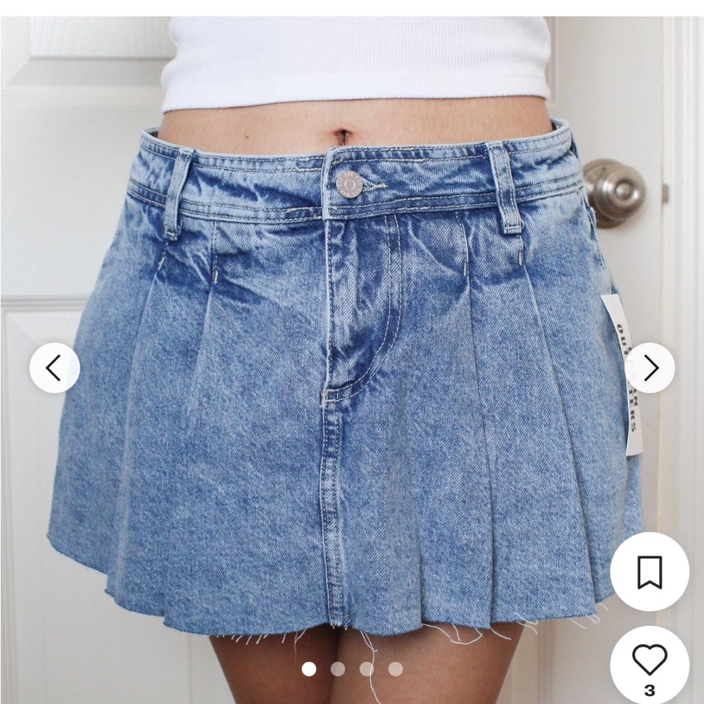 Urban Outfitters Blue Denim Skirt